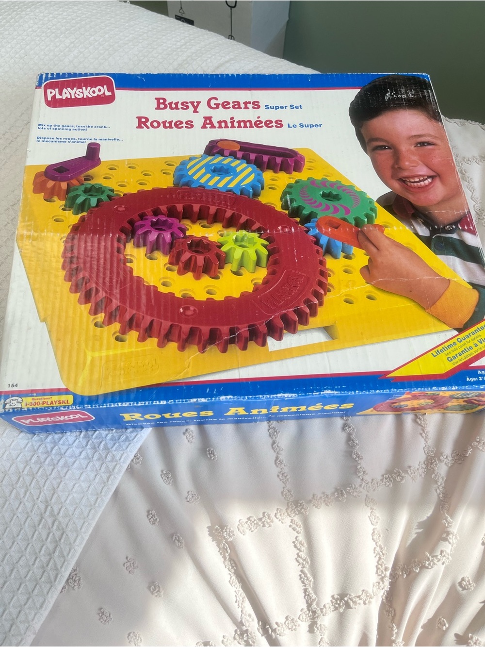 Vintage playskool Busy Gears Super Set -with original box